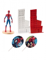 Deguisement Kit décoration gâteau Spiderman 8 cm 