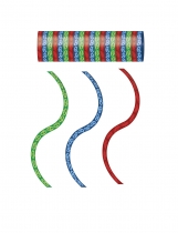 Deguisement 3 rouleaux de serpentins rouge bleu vert Pyjamasques 