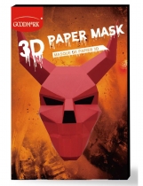 Deguisement Masque de papier 3D diable adulte 