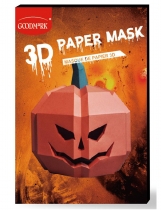Masque de papier 3D citrouille adulte accessoire