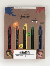 5 crayons de maquillage arc-en-ciel 2,8 g accessoire