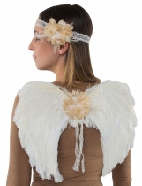 Kit ailes d'ange et bandeau adulte accessoire