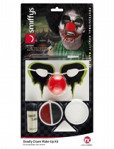 Kit maquillage clown meurtrier adulte accessoire