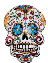 Crâne Dia de los Muertos gonflable 100 cm accessoire