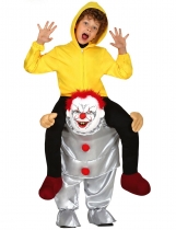 Deguisement Déguisement à dos de clown psychopathe enfant Halloween Enfants