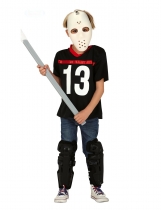 Deguisement Déguisement assassin avec masque de hockey garçon Garçons