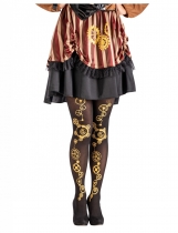 collants noir steampunk femme accessoire