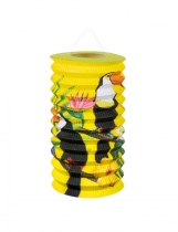 Deguisement 2 Lanternes en papier toucan 16 cm Bougies et Lampions