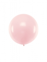 Ballon en latex géant rose pâle 1 m accessoire