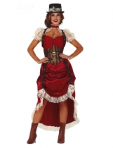 Deguisement Déguisement steampunk sexy rouge femme Sexy