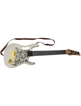 Guitare électrique blanche 67 cm accessoire