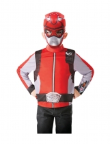Deguisement Top et masque rouge Power Rangers enfant 