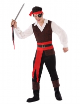 Déguisement pirate adolescent costume