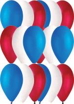100 Ballons Tricolore accessoire