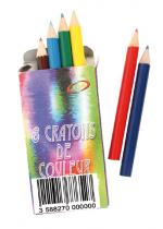 6 Crayons De Couleur accessoire