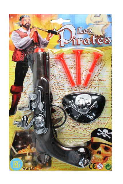 Set Pirate Pistolet - Kermesse Jouets Garçon Le Deguisement.com