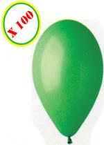 100 Ballons Vert accessoire