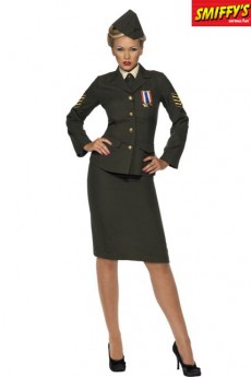 Déguisement De Wartime Officier costume
