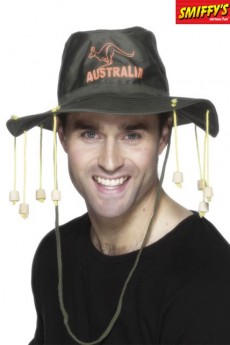 Chapeau Australien Vert accessoire