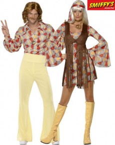 Couple 1960 Hippie costume