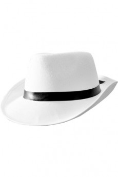 Al Capone Blanc Borsalino accessoire