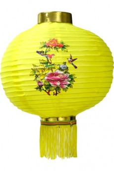Lanterne Chinoise Décorée 25 Cm accessoire