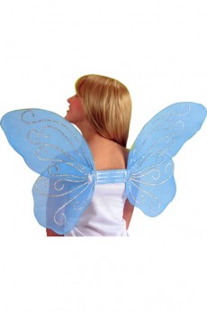 Ailes De Papillon Paillettes Bleues accessoire