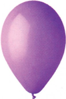 12 Ballons Pastel Lavande accessoire
