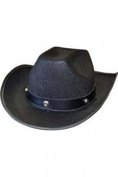Cowboy Adulte Noir Ruban accessoire