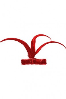 Bandeau De Charleston Paillette Rouge accessoire