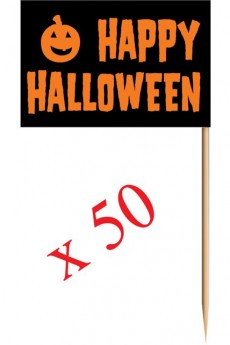 50 Drapeaux Happy Halloween accessoire