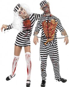 Couple Zombie Prison costume