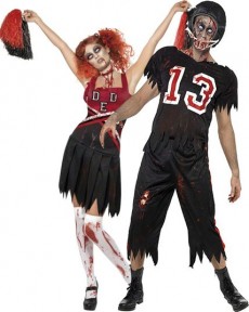 Couple Zombie Sport US costume