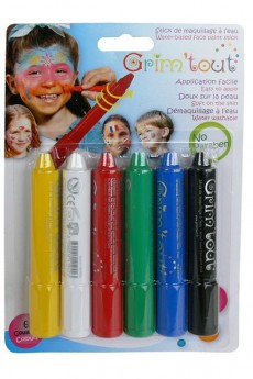 6 Crayons Maquillage À L'Eau accessoire