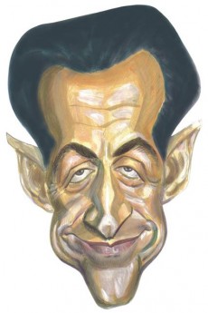 Masque Nicolas Sarkozy accessoire