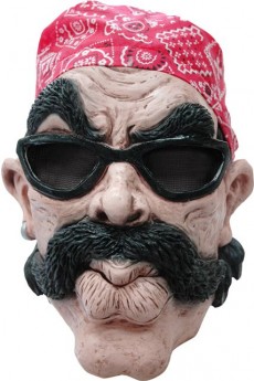 Masque Biker Moustaches Et Bandana accessoire