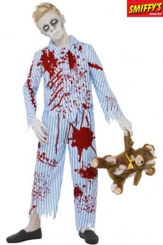 Zombie Garçon En Pyjama costume