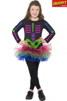 Déguisement Squelette Fluo Enfant costume