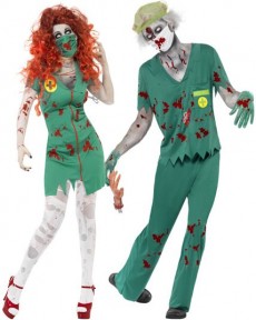 Couple Zombie Hopital costume