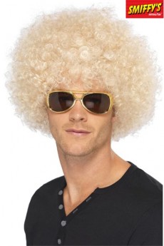 Perruque Funky Blonde Afro accessoire
