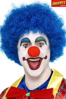 Perruque Clown Bleue accessoire