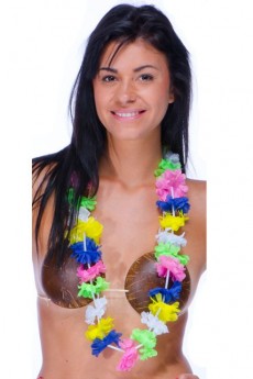 Collier Hawai Flower Power accessoire
