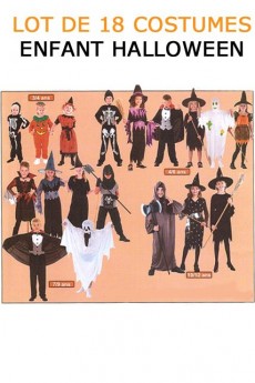 Lot De 18 Costumes Enfant Halloween costume