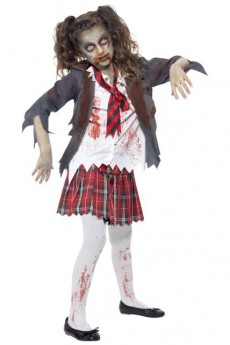 Déguisement Zombie Ecolière Adolescent costume