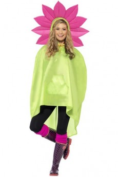 Poncho Party Fleur Imperméable costume