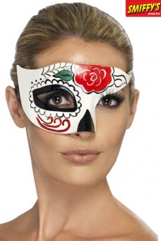 Demi Masque Day Of The Dead accessoire