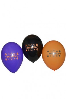 Sachet De 6 Ballons Halloween accessoire