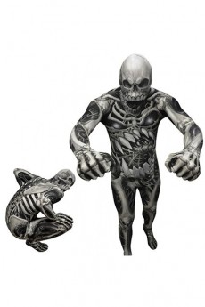 Seconde Peau Monstre Squelette Skull And Bones costume