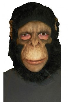 Masque Complet Latex Adulte Chimpanzé accessoire