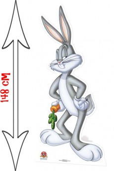 Figurine Géante Bugs Bunny Looney Toons accessoire